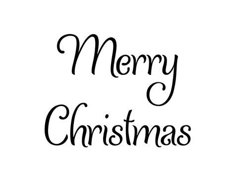 Merry Christmas lettering stencil by PearlDesignStudio on Etsy