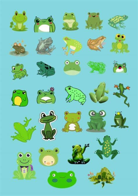 Frog Stickers Sheet | Buy Frog Stickers Online | Journalchamps