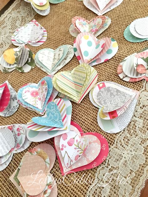 Paper Hearts Garland, Love - Wedding Garland - Engagement - Easter ...