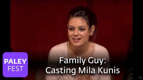 Family Guy - Casting Mila Kunis - YouTube