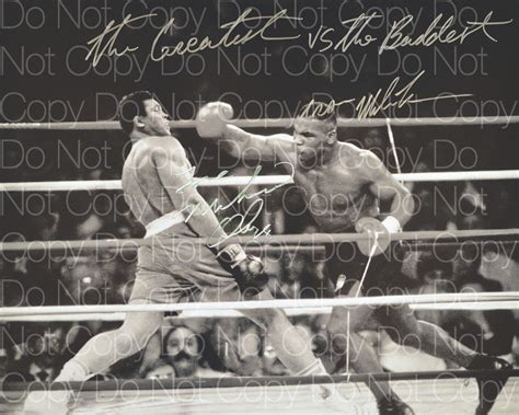 Mike Tyson Vs Muhammad Ali Signed 8x10 Photo - Etsy