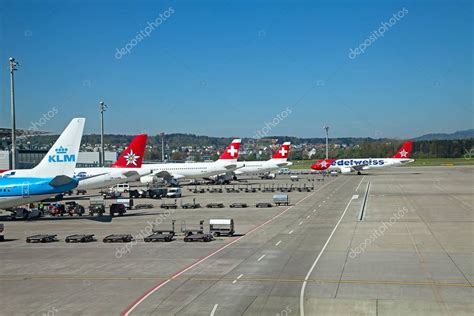 Runways of the Zurich airport – Stock Editorial Photo © swisshippo ...