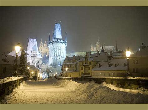 Charles bridge in snowy winter. Prague | Prague winter, Prague ...