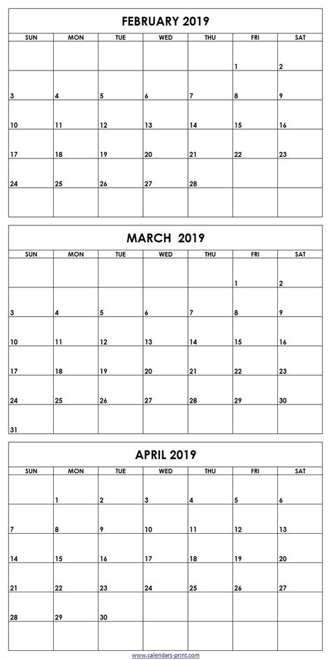 Incredible Free Printable 3 Month Calendar 2023 References February - Riset