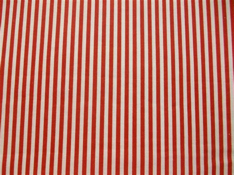 Cotton Red and White Stripe Fabric 1 yard 13 inches by takemeback