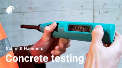 Concrete testing with Schmidt Hammer - YouTube