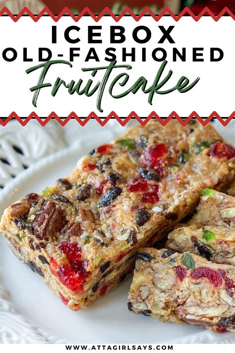 Icebox Fruitcake Recipe Made with Graham Crackers (Includes video)