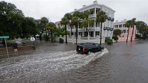 Flooding shuts down Charleston, South Carolina as East Coast is ...