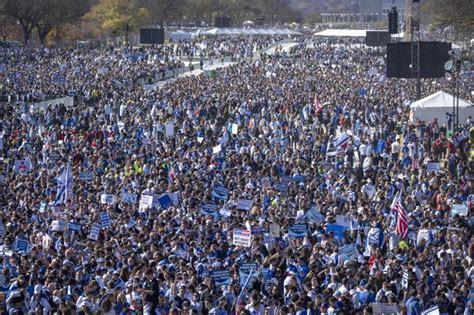 Largest Pro-Israel Rally in US History as 290,000 Take to National Mall ...