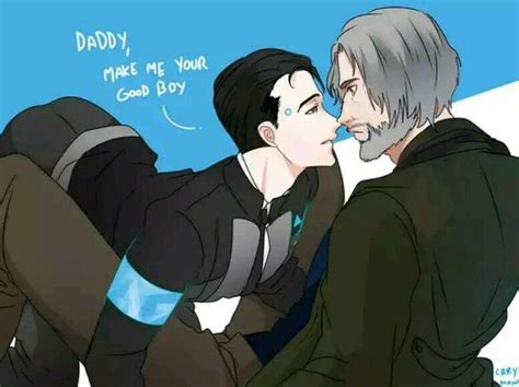 Connor × Hank Detroit become human | Фан арт, Детройт, Фандом