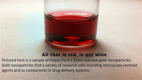 PolySciTech Technical Blog: Colloidal Gold nanoparticles now available from PolySciTech