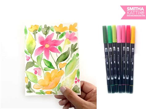 Watercoloring with Tombow markers: Sketchbooks that I recommend + FAQS ...