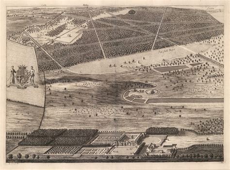 Johannes Kip, Grimsthorpe Castle (Pair), Lincolnshire, 1715 | The Map House