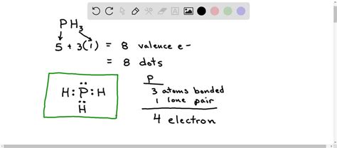 SOLVED: Draw the Lewis structure of PH3 molecule and state its electron domain geometry. The ...