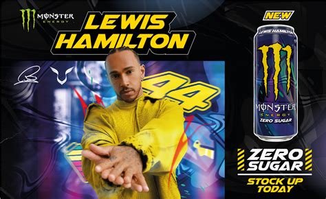 Lewis Hamilton Zero Sugar Original Monster Energy Drinks, 56% OFF