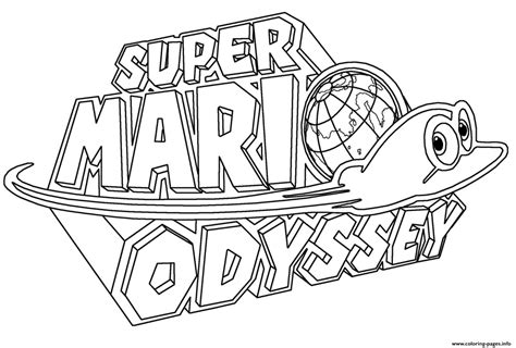 Print Super Mario Odyssey Logo Nintendo coloring pages | Coloriage mario, Coloriage, Coloriage à ...