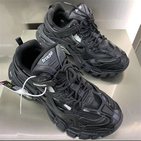 Balenciaga Track 2 Sneakers Black | Balenciaga shoes mens, Swag shoes, Sneakers men fashion