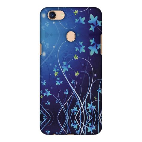 Oppo F5 Youth Case, Oppo F5 Case - Midnight Lily, Hard Plastic Back Cover. Slim Profile Cute ...