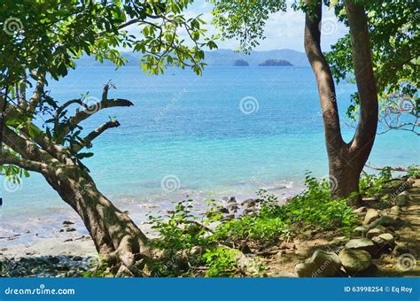 The Playa Blanca Beach in Peninsula Papagayo, Costa Rica Stock Photo - Image of blanca, pura ...