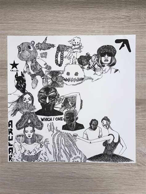 Drawing a collage of my favorite albums every day- Day 19 - Blackstar : r/Kanye