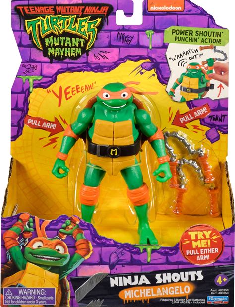 Teenage Mutant Ninja Turtles: Mutant Mayhem: Michelangelo: Action ...