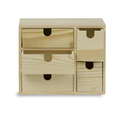 Small Multi Purpose Desktop Organizer Caddy with 5 Drawers Storage ...