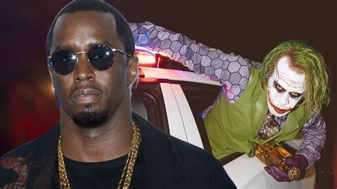 Diddy Went Full Heath Ledger's Joker for Halloween, And It Was Terrifying