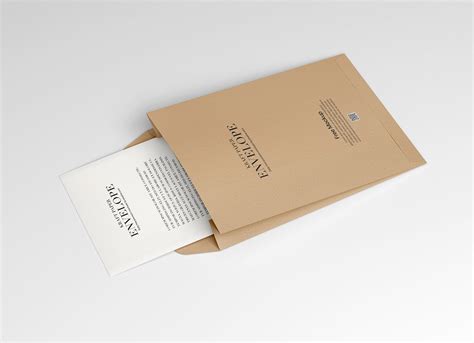 Free Kraft Paper Envelope Mockup PSD - Good Mockups