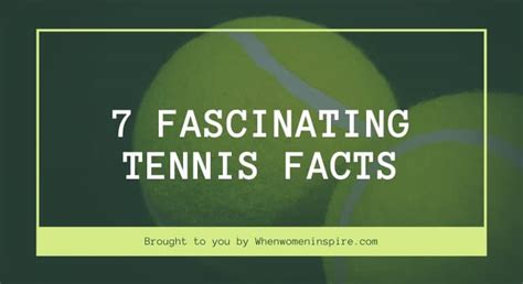 7 tennis facts you didn't know... Until now - When Women Inspire