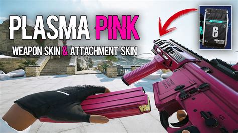 UNIVERSAL Weapon & Attachment SKIN PLASMA PINK ONLY in BRAVO PACKS - In-Game Showcase - Rainbow ...