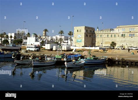 Libya, Tripolitania, Tripoli, the harbour Stock Photo - Alamy