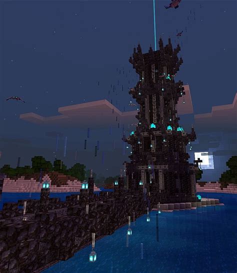 Blackstone Tower 2.0 | Minecraft castle, Minecraft houses, Minecraft ...