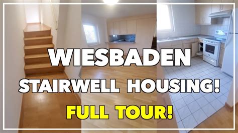 Wiesbaden Military Stairwell Housing Tour in Hainerberg - OCONUS PCS to Germany! - YouTube