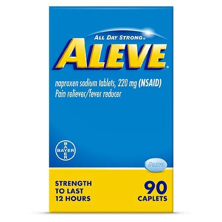 Aleve Pain Relief Naproxen Sodium Caplets | Walgreens