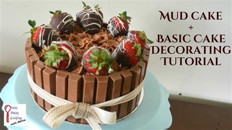 How to Decorate a Cake - Mud Cake Recipe - YouTube