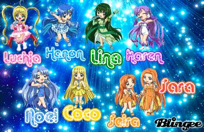 Mermaid melody Characters blingee with names Picture #131693837 ...