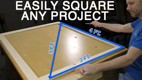 3-4-5 Triangle Method For Finding Square - YouTube