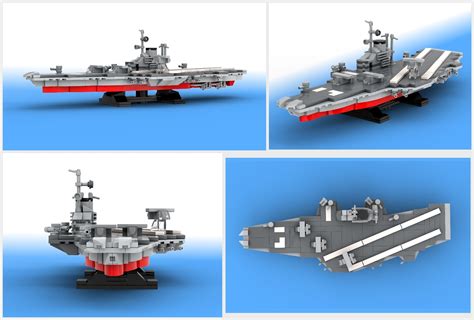 My Lego MOC of the US Aircraft Carrier - USS Midway 🛫 : r/lego