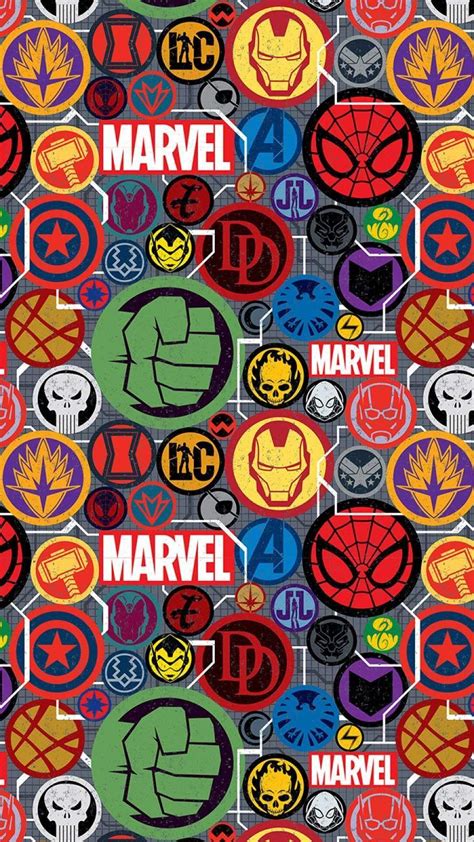 Marvel Pattern Wallpapers - Top Free Marvel Pattern Backgrounds - WallpaperAccess