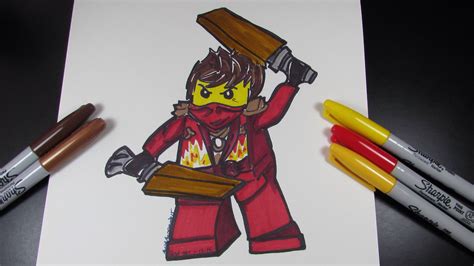 Ninjago Kai Drawing at GetDrawings | Free download