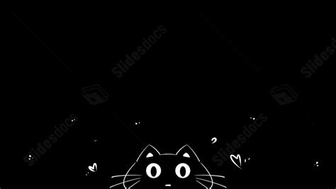 Black And White White Cartoon Cat Marketing Car Powerpoint Background For Free Download - Slidesdocs