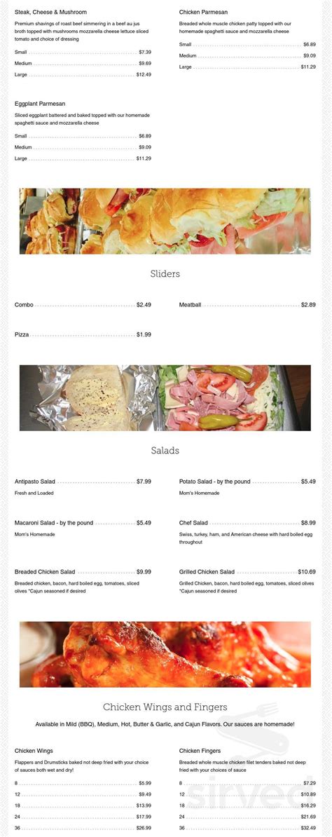 Teresa's Deli & Catering - Lakeshore menus in Erie, Pennsylvania, United States