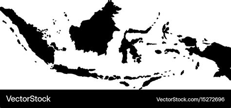 Map of indonesia Royalty Free Vector Image - VectorStock