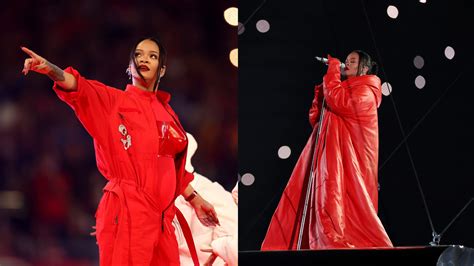 Recreate Rihanna's Super Bowl outfit: Shop red jumpsuits, coats, sneakers