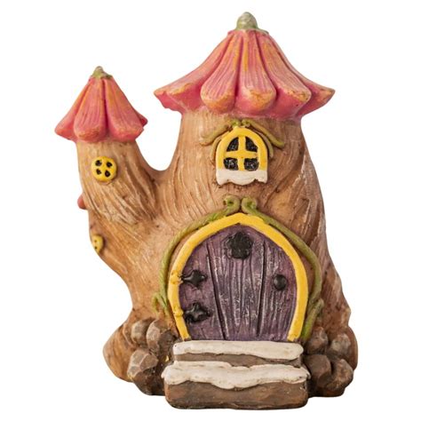 Garden Log Fairy House - Desflora