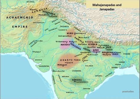 Sixteen Mahajanapadas - Ancient History - PCSSTUDIES