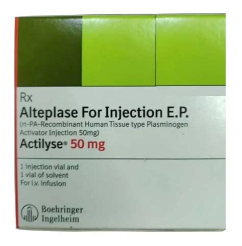 Alteplase Injection at Best Price in India