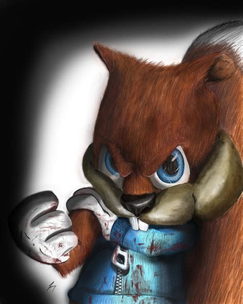 Conker the Squirrel by DFonzie on DeviantArt