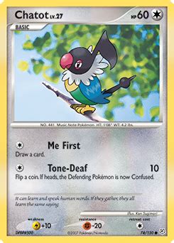 Chatot | Pokédex