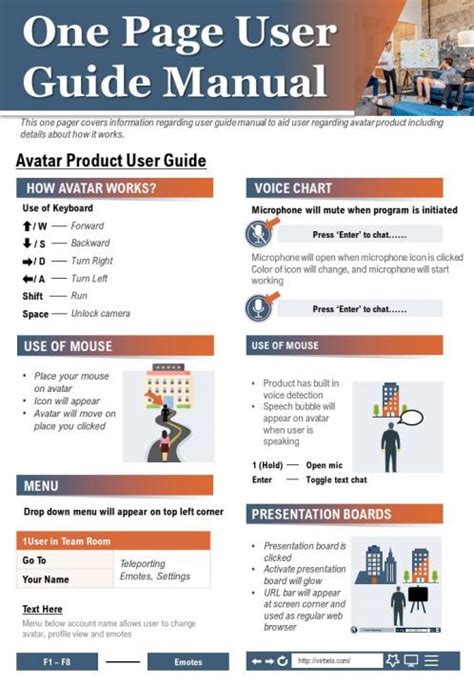 One Page User Guide Manual Presentation Report Infographic PPT PDF ...